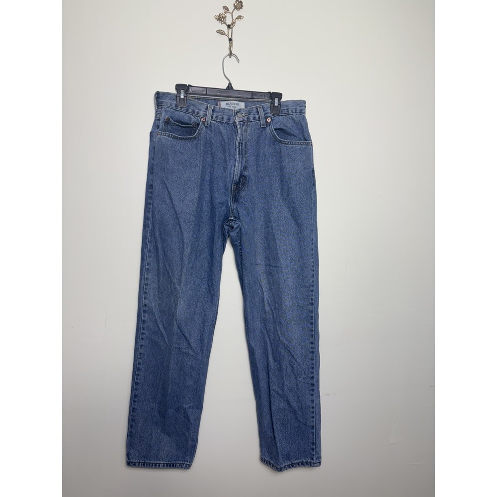 Levis 550 Mens Jeans Size 36x32 Relaxed Fit 100% Cotton Denim Blue